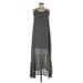 Flawless Casual Dress - Midi Scoop Neck Sleeveless: Black Dresses - Women's Size Medium
