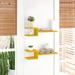 Zipcode Design™ Girton 6 Piece Floating Shelf Wood in Yellow | 6.69 H x 29.53 W x 7.87 D in | Wayfair 8C20D5D5F19F46748104AB3F63FB223E