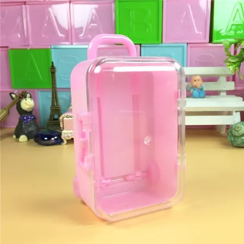 24 stücke Schöne mini Stamm koffer Gepäck Koffer Kinder Spielzeug Puppen Zubehör Candy Box Geschenk