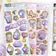 Kawaii Traum treiben Sand glitzernden 3d Kapsel Aufkleber Scrap booking DIY Tagebuch Briefpapier