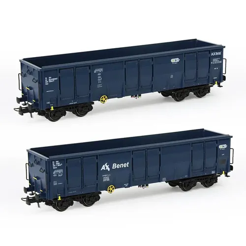 C8742 ho Maßstab 1:87 High-Side-Gondel wagen Axt Benet Wagon Eisenbahn Modelle isen bahnen 1pc/2