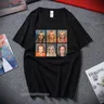 Lindsay Lohan Mashup Promi Fahndungsfoto Vintage Grunge Look Fan T-Shirt Graffiti Mode Männer