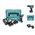 Makita - dhp 487 rfj Akku Schlagbohrschrauber 18 v 40 Nm Brushless + 2x Akku 3,0 Ah + Ladegerät +