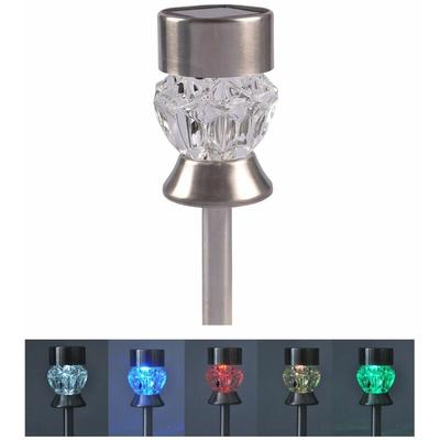 Solar-Gartenstecker Diamant mit Farbwechsler Solarlampe Solarleuchte Gartenlampe Image