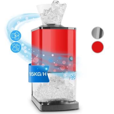 Oneconcept - Icebreaker Ice Crusher 15kg/h 3,5 Liter Eisbehälter Edelstahl rot - Rot