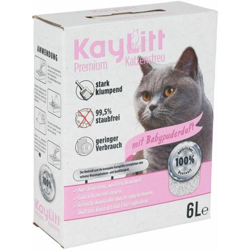 KayLitt Katzenstreu 6L (5,2 kg) duftend Klumpstreu Haustierstreu Einstreu Streu Haustier