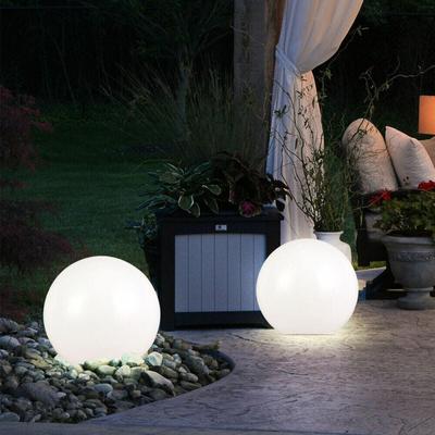 Solarleuchte Kugel Garten Kugelleuchte Solar led Gartendeko Solarkugel für Außen 30 cm, mit Image