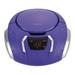 Proscan Portable CD Radio Boombox Purple PRCD261