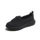 Women's Sneakers Slip-Ons Slip-on Sneakers Outdoor Office Daily Low Heel Round Toe Casual Comfort Cloth Loafer Almond Black Pink