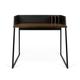 Bureau placage noyer et noir