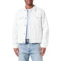 Tommy Hilfiger Herren Jeansjacke Trucker Jacket aus Baumwolle, Weiß (Gabe White), M