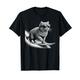 Lustige Katze Surfen Geschenke Männer Frauen Kinder Lustige Katze Surfer T-Shirt