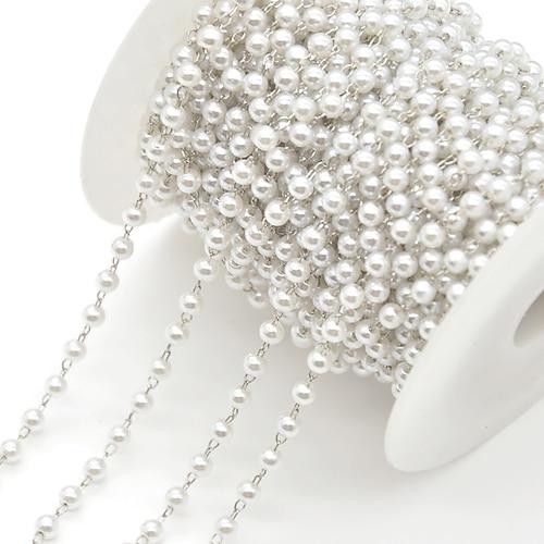 3m 3mm perle kupferbeschichtete kette handgemachte diy schmuck zubehör kleidung schmuck materialien perlen partitionbead kette