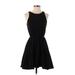 Gap Casual Dress - A-Line: Black Solid Dresses - Women's Size X-Small