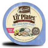 Merrick Lil Plates Grain-Free Pint-Sized Puppy Plate in Gravy Dog Food Trays 3.5-oz case of 12