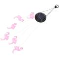 Solar Flamingo Light for Home Yard Wind Chime Outdoor Powered Lights Pink Plastic