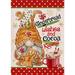 Christmas Gingerbread Wishes and Cocoa Kisses Gnome Decorative 12x18in Garden Flag Xmas Hot Chocolate Home Yard Outdoor