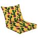 Outdoor Deep Seat Cushion Set 24 x 24 Summer print seamless cactus pattern for fabrics linens paper kids Deep Seat Back Cushion Fade Resistant Lounge Chair Sofa Cushion Patio Furniture Cushion