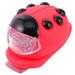 Children s Balance Car Light Night Riding Ladybug Scooter Warning Bicycle Front LED Headlamp Tail Lights Red Silica Gel