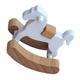 Mini Wooden Rocking Horse Decor Doll House Rocking Horse Furniture Tiny Ornament