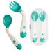 Baby Learn To Eat Training Spoon Twist Elbow Fork Spoon Set Baby Food Supplement Spoon Curved Children s Tableware