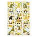 9 Sheet Spring Gnome Window Clings Flower Bee Cling Stickers Summer Static Window Clings Decals for Home Office