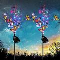 BCZHQQ Solar Garden Lights Solar Lights Outdoor Waterproof Solar Lights With New Upgraded 72 LED 34 Butterfly Outdoor Solar Lights for Yard Outside Garden Pathway Decorative Mother s Day Gifts