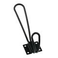Ttybhh Hook Up Promotion Hooks Clearance! Black Decorative Wall Mounted Rustic Coat Hooks Rack Double Vintage Organizer Hanging Wire Hook Clothes Hanger Black