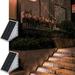 2pcs Solar Step Lights LED Solar Stair Lights Outdoor Waterproof Solar Step Lights For Hallway Path Doorway Garage Doorway White