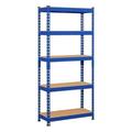 Wire Shelving Adjustable Steel Storage 5-Tier Heavy Duty Metal Shelving Unit Garage Shelves Utility Rack Adjustable Silver 27.4 x 11.6 x 60