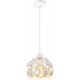 Suspension Luminaire Moderne Cristal Lustre Abat-jour Métal E27 Lampe Éclairage Ø20cm pour Chambre