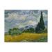 Vincent Van Gogh Wheat Field With Cypresses Canvas Art