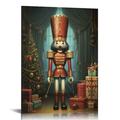 Gotuvs Christmas Nutcracker Poster Art Print Holiday Decorations and Cheer Joyful Christmas Wall Art Winter Holidays Whimsical Gift Print Decor Christmas Nutcracker