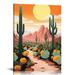 Nawypu Desert landscape Art printing National Parks Art Prints National Park Poster Mountain Print Set Abstract Prints of Mountain Wall Art Saguaro Poster For Home and Living Room Wall Art Decor