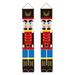 1 Pair Christmas Decoration Walnut Soldier Door Curtain Hanging Cloth Door Sign Front Door Ornament Christmas Party Supplies for Party Home Restaurant Hotel (Colorful)
