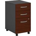 Bush Business Furniture Series C 3 Drawer Mobile File Cabinet in Mahogany