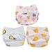 3pcs Baby Diapers Reusable Nappies Cloth Diaper Washable Infants Children Baby Cotton Training Pants Panties Size S (Loving Heart + Pineapple + Ice-cream)