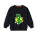 Ydojg Winter Baby Toddler Tops Clothes Boys And Girls Hoodie Spring And Autumn Multi Color Sequins Big Children Long Sleeves Leisure Children Cartoon Dinosaur Pattern For 4-5 Years