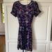 Tory Burch Dresses | Navy Blue And Pink Tory Burch Dress Size 2 | Color: Blue/Pink | Size: 2
