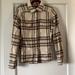 The North Face Tops | Flannel Shirt With Snap Buttons | Color: Cream | Size: Xs