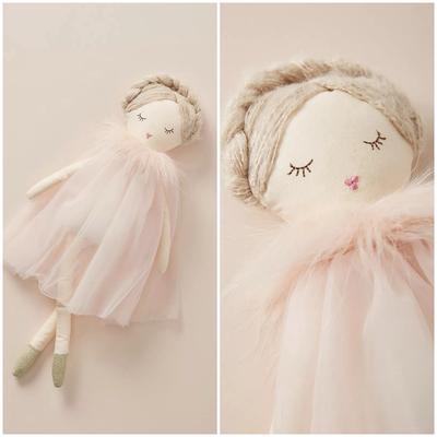 Anthropologie Toys | Anthropologie Emelia Stuffed Doll | Color: Pink | Size: Osg