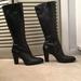 Nine West Shoes | Black Leather Nine West Boots | Color: Black | Size: 8.5