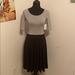 Lularoe Dresses | Nicole Dress By Lularoe | Color: Black/Gray | Size: Xs