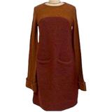 Free People Dresses | New Free People Rabbit Sweater Dress | Color: Brown | Size: Xs