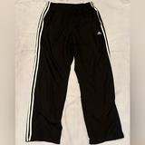 Adidas Pants | Adidas Men’s Medium Lined Track Pants Good Used Condition Size 32 | Color: Black/White | Size: M
