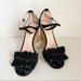 Kate Spade Shoes | Kate Spade Dawson Black Wedge Sandals - 6 | Color: Black | Size: 6