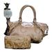 Coach Bags | Coach Madison Dotted Op Art Sophia Bag Like New 15935 | Color: Silver/Tan | Size: Os