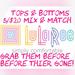 Lularoe Tops | Lularoe Sale Shirts Pants Skirts Sweaters Dresses | Color: Black/White | Size: Os Tc S Xs Xxs Med