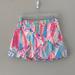 Lilly Pulitzer Skirts | Lilly Pulitzer Women 00 Colette Skort Colorful Neon Mini Scalloping Out To Sea | Color: Blue/Pink | Size: 00