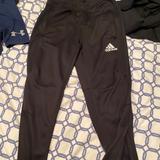 Adidas Pants | Adidas 3/4 Zip Joggers | Color: Black | Size: S